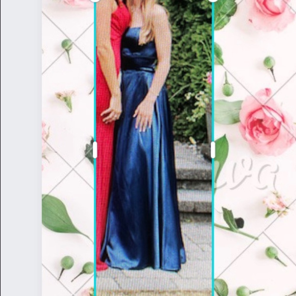 Royal Blue Prom Dress - Picture 2 of 4